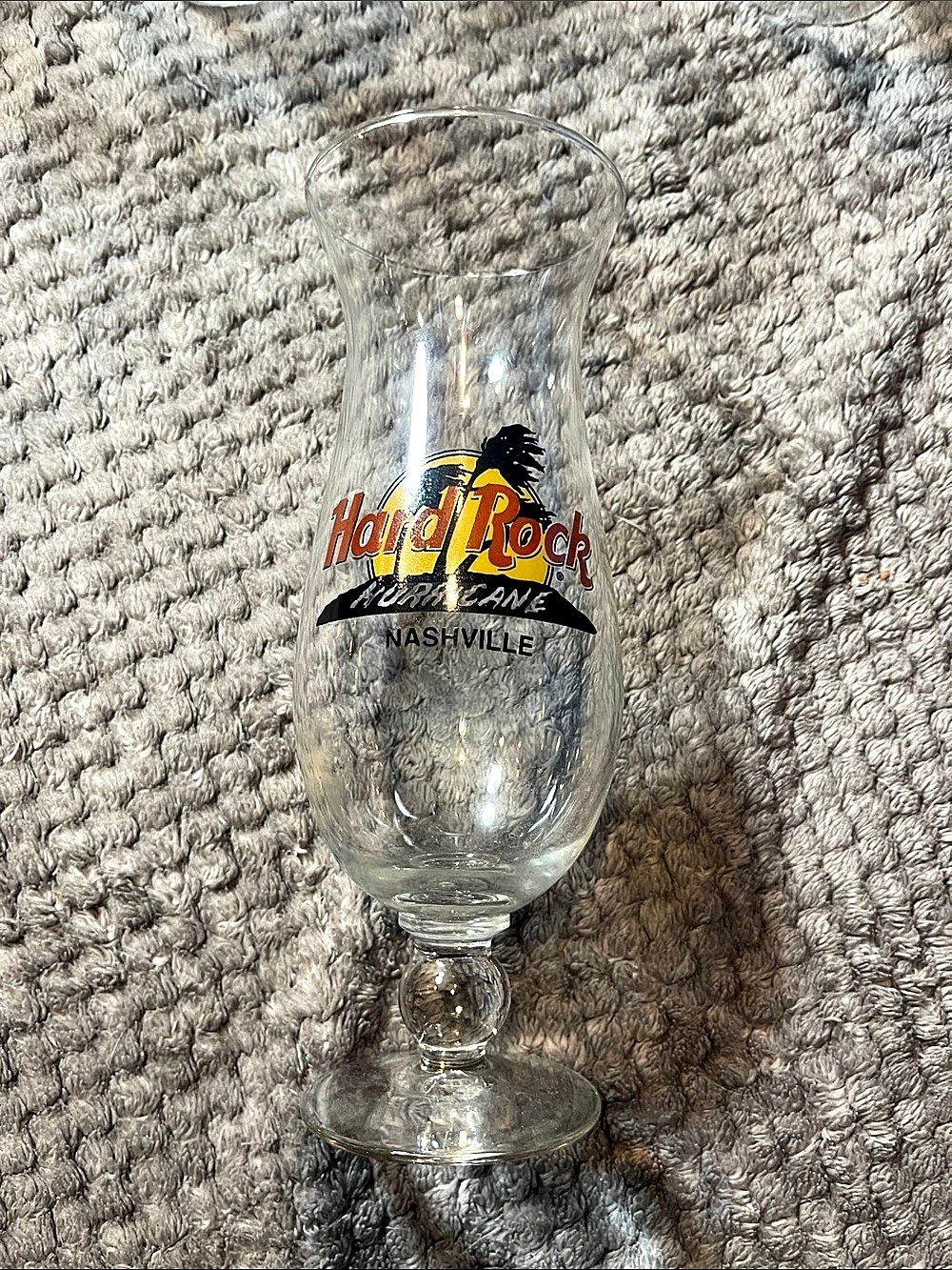 Hard Rock Cafe Hurricane glass Nashville Souvenir Drinkware - Picture 2 of 3